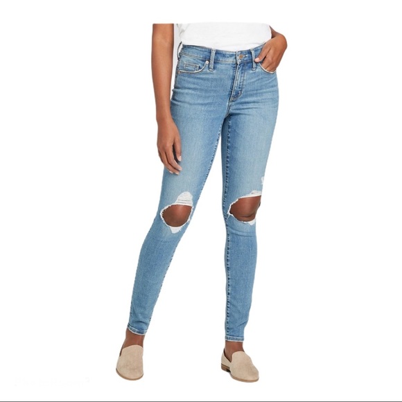 Universal Thread Denim - Universal Thread High Rise Distressed Skinny Jeans